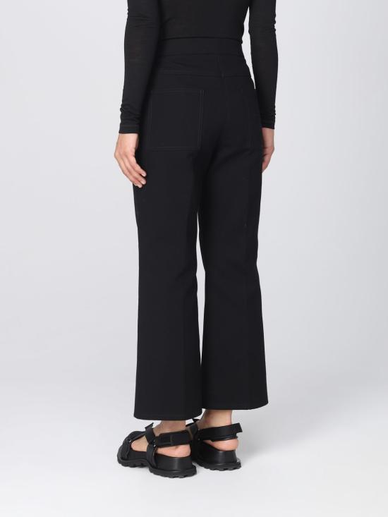 25FW 질샌더 스트레이트 팬츠 J02KA0120J45020 001 Black - JIL SANDER