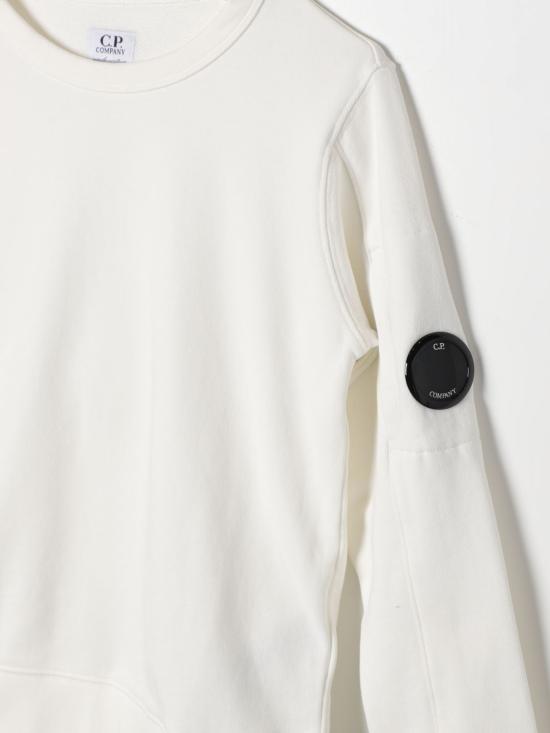 25FW [키즈] 씨피 컴퍼니 풀오버 CUF00CLCA69 10135 White - C.P. COMPANY