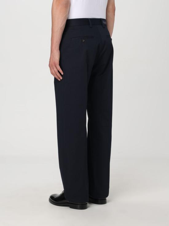 25FW 알렉산더 맥퀸 스트레이트 팬츠 794744QSAA7 4100 Navy - ALEXANDER MCQUEEN