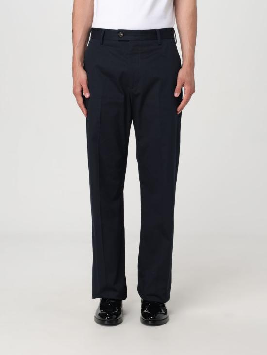 25FW 알렉산더 맥퀸 스트레이트 팬츠 794744QSAA7 4100 Navy