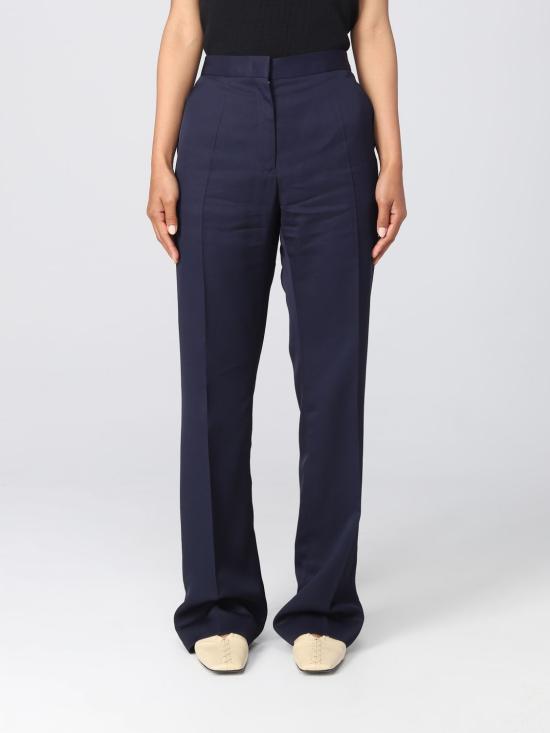 25FW 질샌더 스트레이트 팬츠 J02KA0106J65090 400 Blue