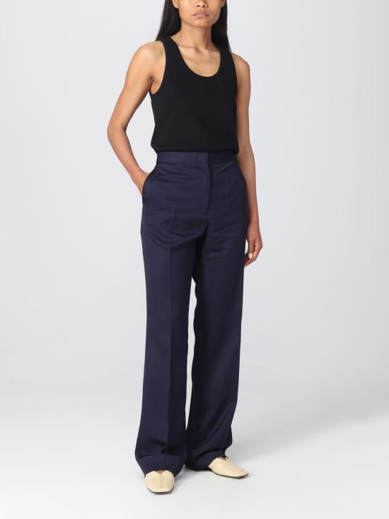 25FW 질샌더 스트레이트 팬츠 J02KA0106J65090 400 Blue - JIL SANDER