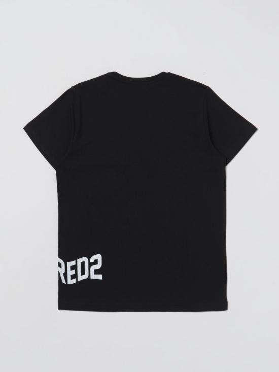  [키즈] 디스퀘어드2 티셔츠 DQ2100D00MV DQ900 Black - DSQUARED2