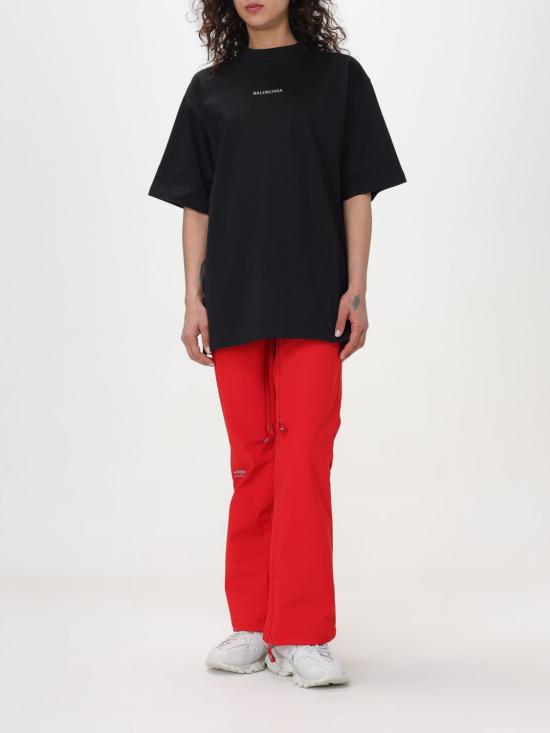  발렌시아가 스트레이트 팬츠 774002TPQ37 6400 Red - BALENCIAGA