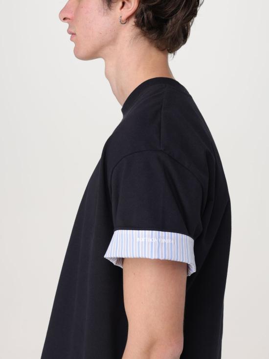 25FW 보테가베네타 반팔 티셔츠 754683V39G0 4121 Blue - BOTTEGA VENETA