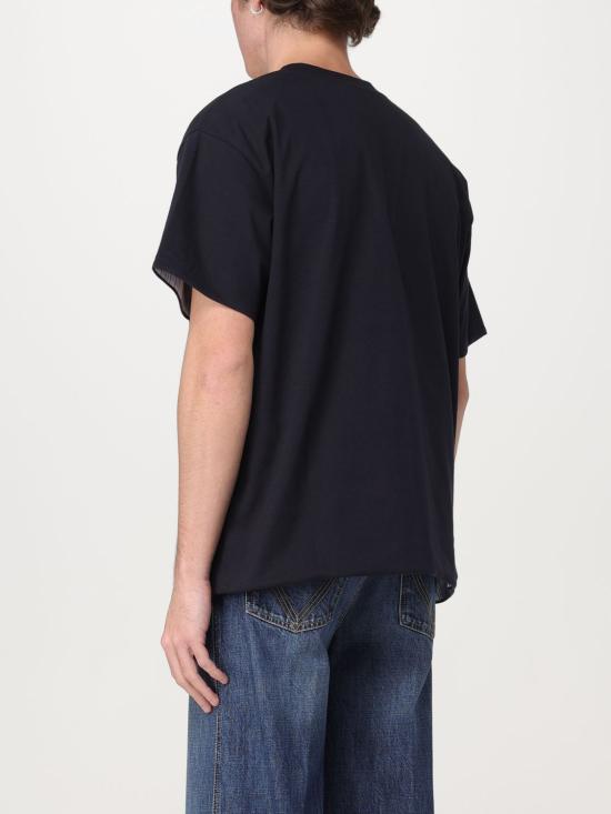 25FW 보테가베네타 반팔 티셔츠 754683V39G0 4121 Blue - BOTTEGA VENETA