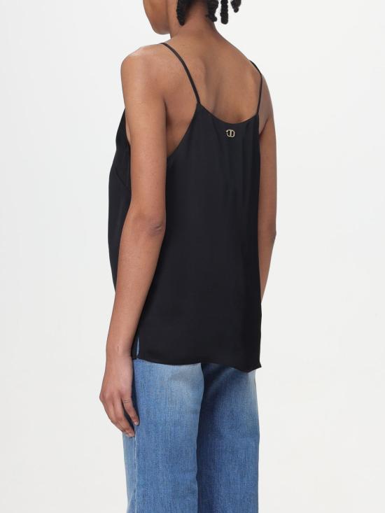 25FW 트윈세트 민소매 티셔츠 241TT2163 00006 Black - TWINSET