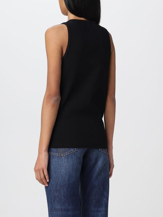  보테가베네타 민소매 티셔츠 715043V2I50 1000 Black - BOTTEGA VENETA