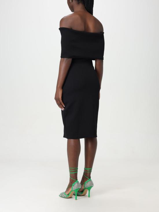  보테가베네타 미디 원피스 791315 V40F0 1000 Black - BOTTEGA VENETA