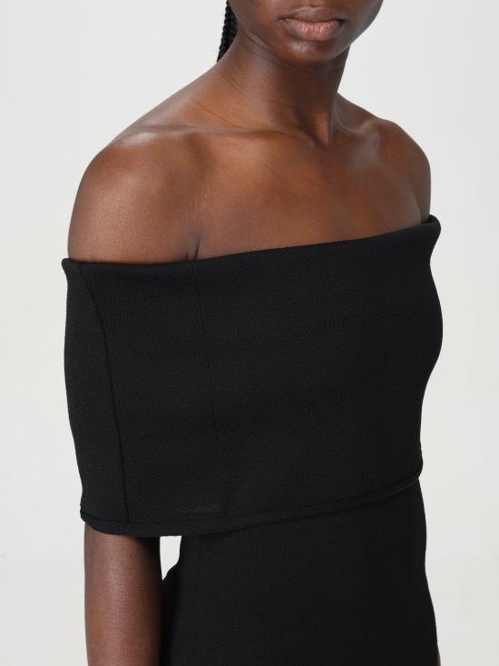  보테가베네타 미디 원피스 791315 V40F0 1000 Black - BOTTEGA VENETA