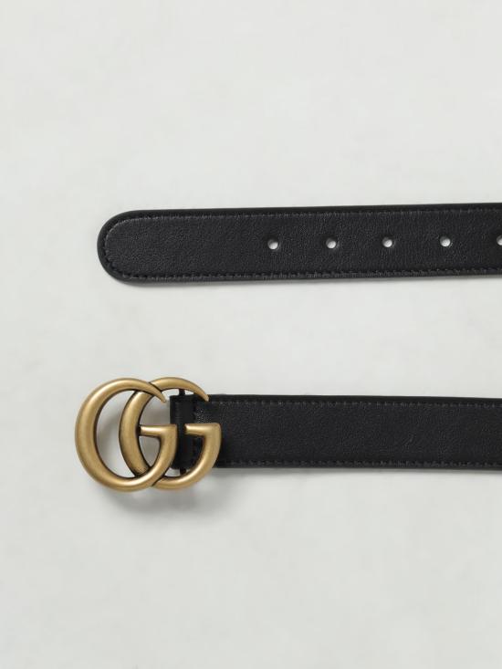 26FW [키즈] 구찌 벨트 432707B960X 1000 Black - GUCCI