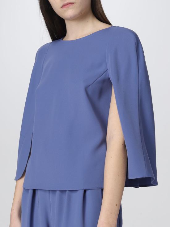  엠포리오 아르마니 블라우스 D4NK1D2NWAZ 901 Gnawed Blue - EMPORIO ARMANI