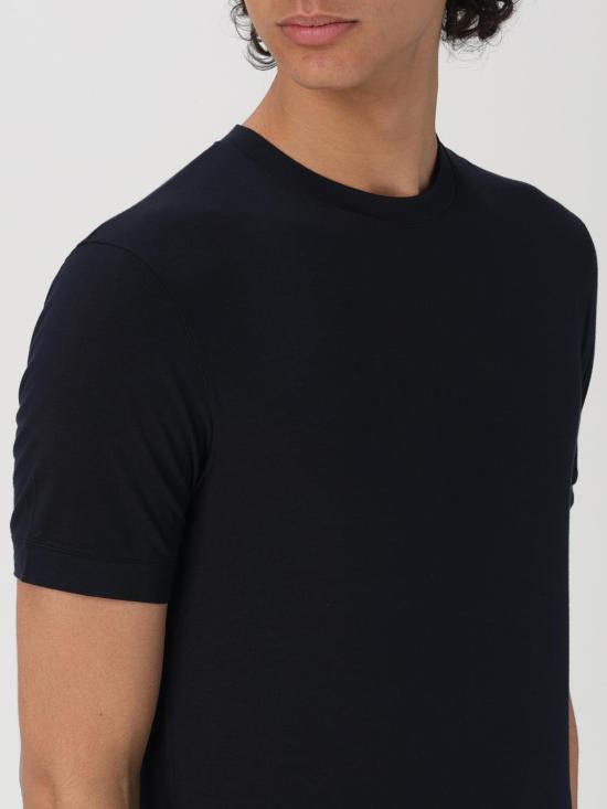 26FW 조르지오 아르마니 반팔 티셔츠 8NST62SJP4Z UBSG Navy - GIORGIO ARMANI