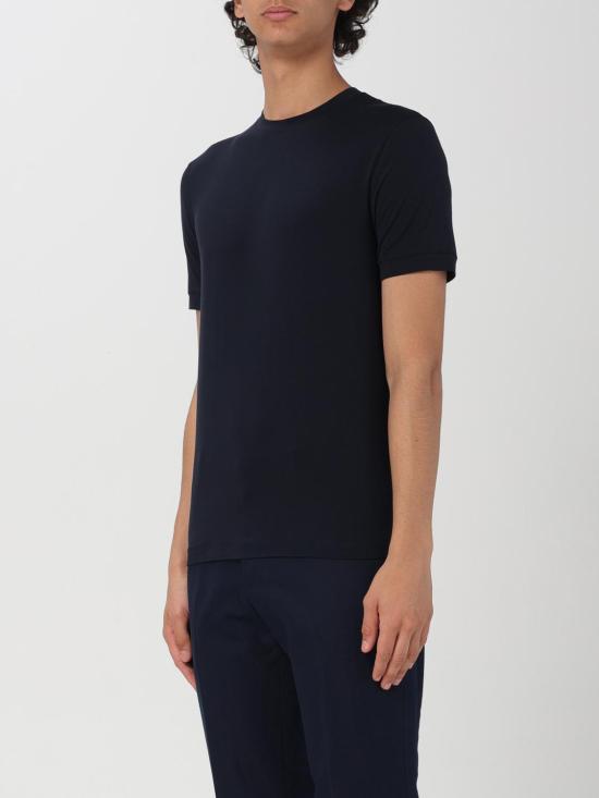 26FW 조르지오 아르마니 반팔 티셔츠 8NST62SJP4Z UBSG Navy - GIORGIO ARMANI