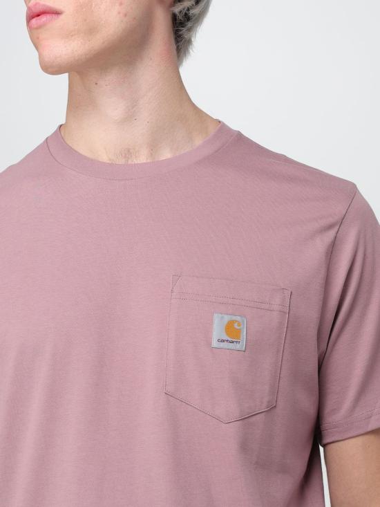 25FW 칼하트 WIP 반팔 티셔츠 I030434 1XFXX Pink - CARHARTT WIP