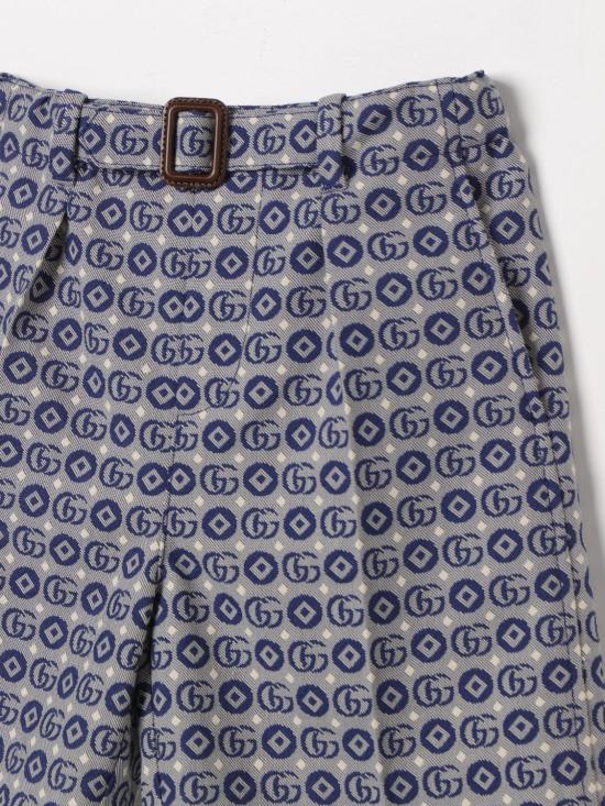 25FW [키즈] 구찌 쇼츠/버뮤다 760259XWATR 4262 Royal Blue - GUCCI