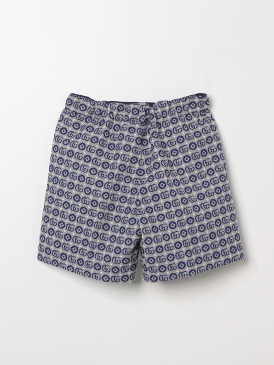 25FW [키즈] 구찌 쇼츠/버뮤다 760259XWATR 4262 Royal Blue - GUCCI