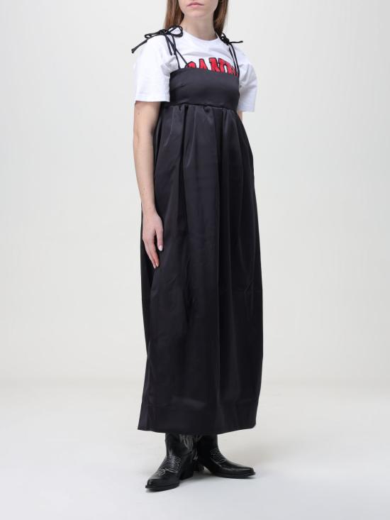  가니 롱 원피스 F8582 099 Black - GANNI