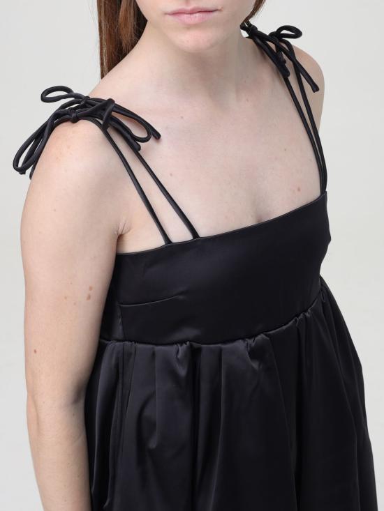  가니 롱 원피스 F8582 099 Black - GANNI