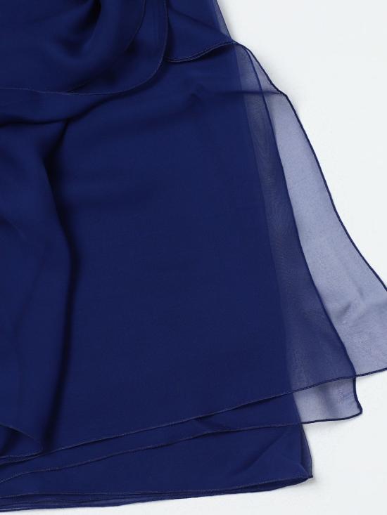  알베르타 페레티 머플러/스카프 33011614 0290 Blue - ALBERTA FERRETTI