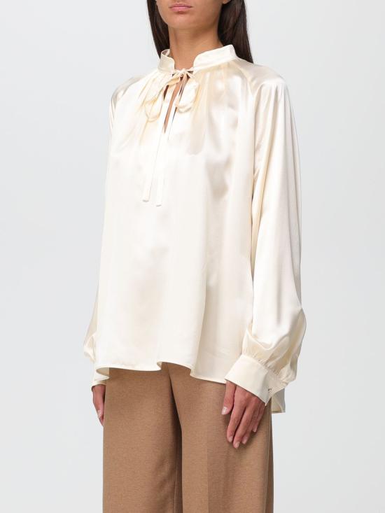 25FW 막스마라 블라우스 2311160237600 032 Cream - MAX MARA