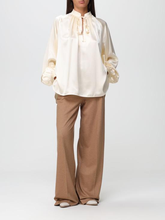 25FW 막스마라 블라우스 2311160237600 032 Cream - MAX MARA