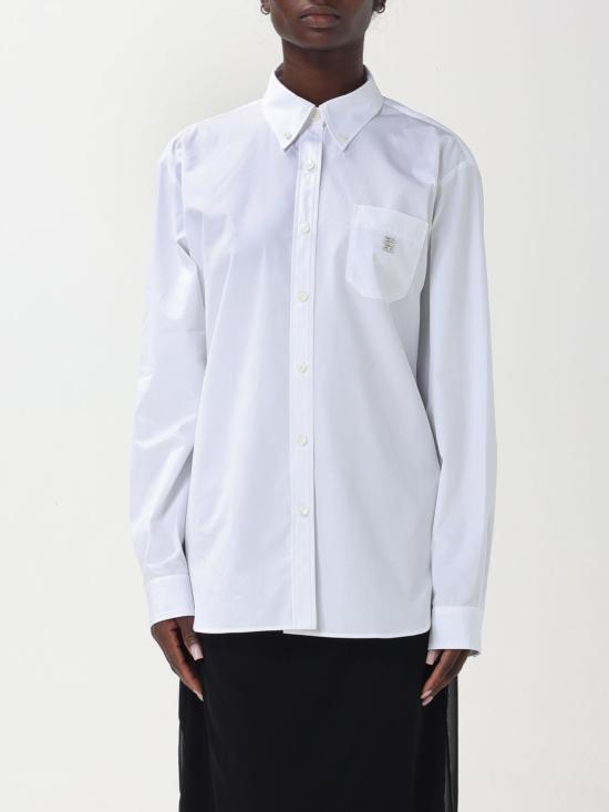  지방시 블라우스 BW617X14M6 100 White