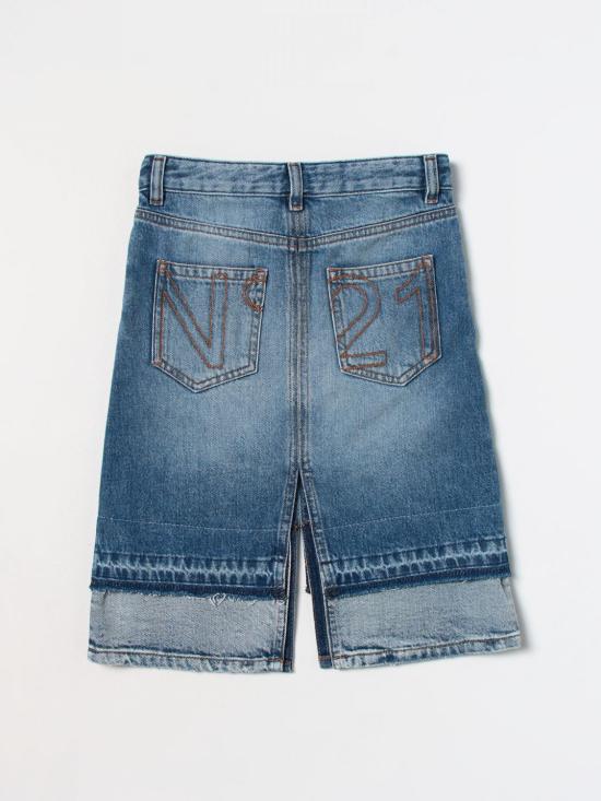 25FW [키즈] 누메로벤투노 스커트 N21742N0295 0N01 Blue - N°21