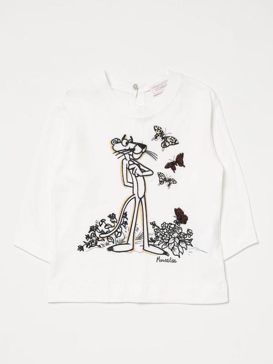 25FW [키즈] 모나리자 티셔츠 19B6232011 0001 Yellow Cream