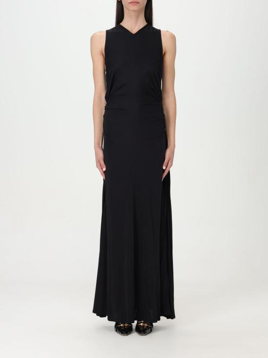 25FW 보테가베네타 롱 원피스 772479VKUQ0 1000 Black