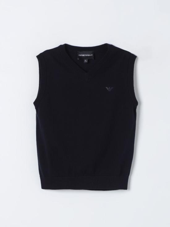  [키즈] 엠포리오 아르마니 니트 베스트 8N4M924M0HZ 0930 Blue