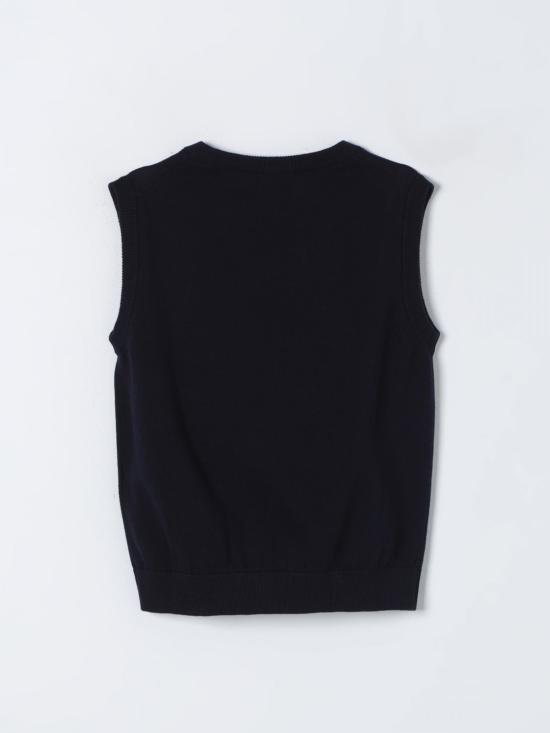  [키즈] 엠포리오 아르마니 니트 베스트 8N4M924M0HZ 0930 Blue - EMPORIO ARMANI