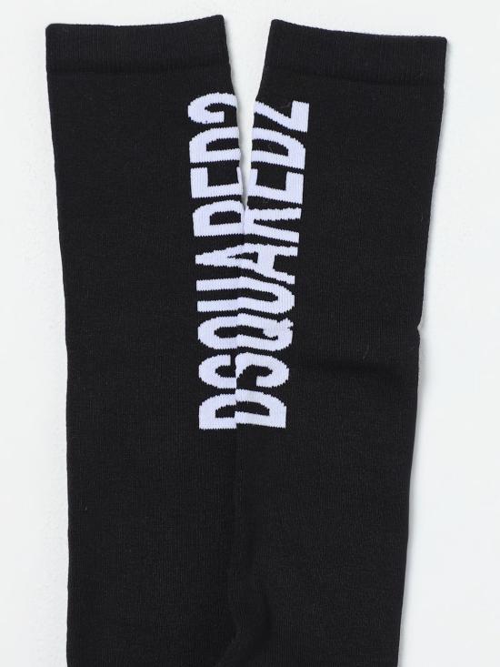 25FW [키즈] 디스퀘어드2 발목 양말 DQ2358D0A7D DQ900 Black - DSQUARED2
