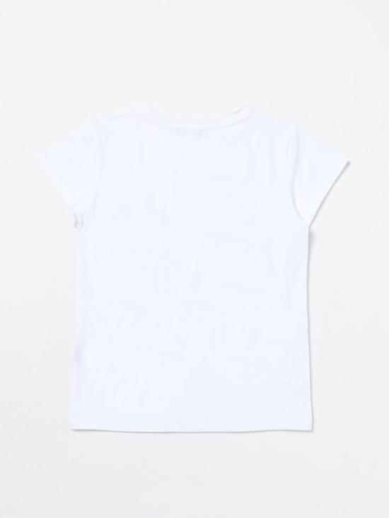 25FW [키즈] 발망 티셔츠 BU8A01Z1884 100 White - BALMAIN