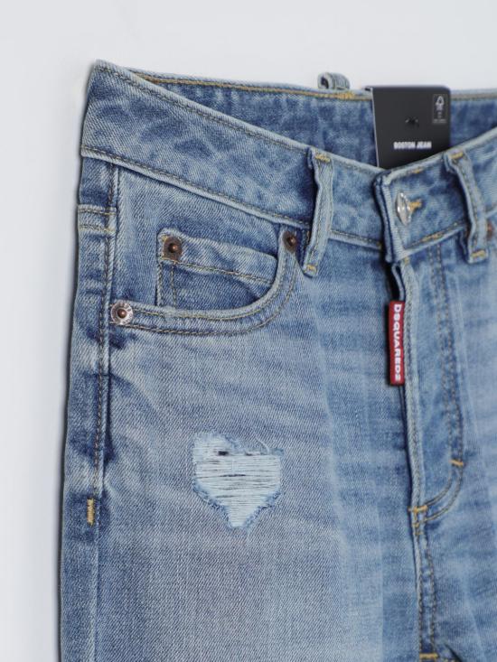 25FW [키즈] 디스퀘어드2 진 DQ0501D0A6P DQ01 Blue - DSQUARED2