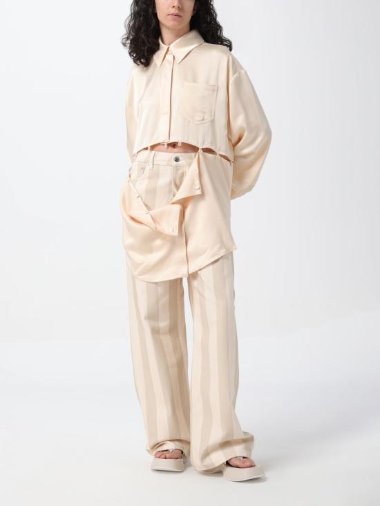  나누슈카 스트레이트 팬츠 NW24RSPA01071 CREME Beige - NANUSHKA