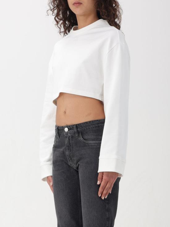  쿠레쥬 스웨터 124JSW009JS0120 0001 White - COURREGES