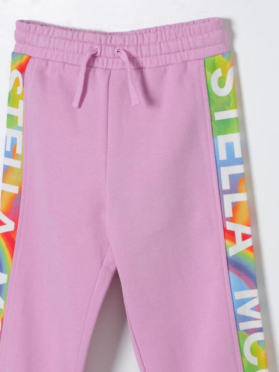  [키즈] 스텔라 맥카트니 트레이닝/조거 팬츠 TU6A80Z0499 50G Pink - STELLA MCCARTNEY