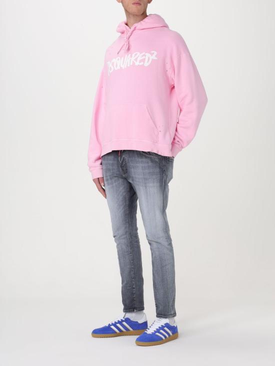  디스퀘어드2 후드 티셔츠 S71GU0608S25140 242 Pink - DSQUARED2
