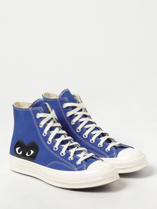  꼼데가르송 플레이 X 컨버스 스니커즈 P1K122 2 Blue - COMME DES GARCONS PLAY CONVERSE
