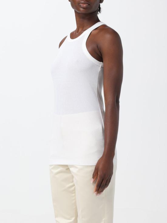 25FW 스포트막스 민소매 티셔츠 2412941011600 004 White - SPORTMAX