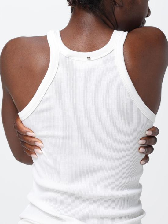 25FW 스포트막스 민소매 티셔츠 2412941011600 004 White - SPORTMAX