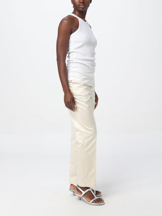 25FW 스포트막스 민소매 티셔츠 2412941011600 004 White - SPORTMAX