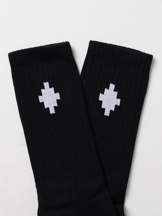  마르셀로 불론 양말 CMRA015C99KNI003 1001 Black - MARCELO BURLON
