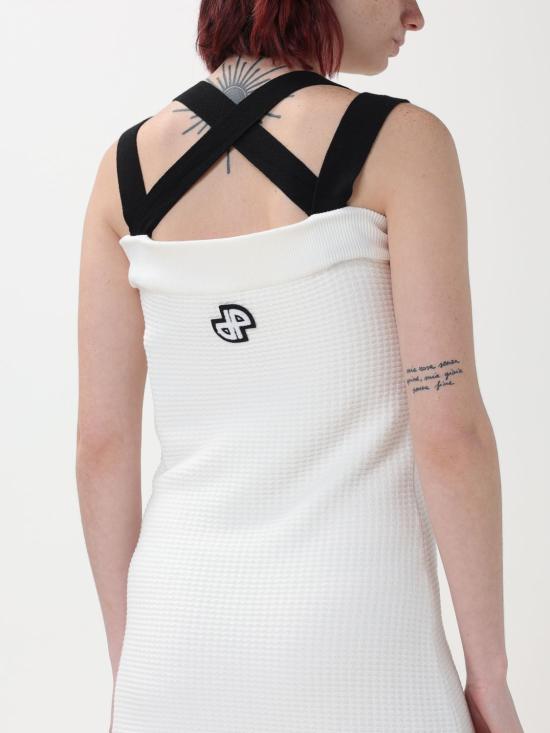 파투 숏 원피스 KN1718070 001W White - PATOU