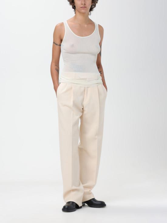  아미 민소매 티셔츠 FTK101JE0022 185 White - AMI