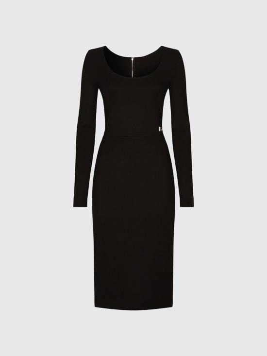 26SS 돌체앤가바나 미디 원피스 F6ARMTFUGPN N0000 Black