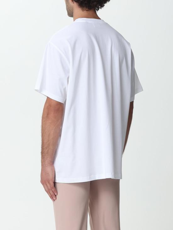 25FW 버버리 EKD 코튼 티셔츠 8072751 White - BURBERRY