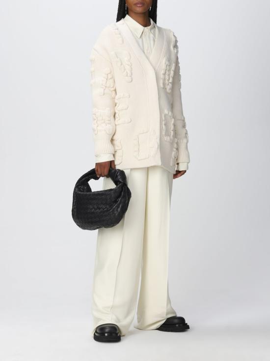  보테가베네타 가디건 708455V26T0 2945 Yellow Cream - BOTTEGA VENETA