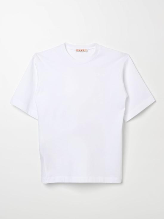 25FW [키즈] 마르니 티셔츠 M01026M00HZ 0M100 White